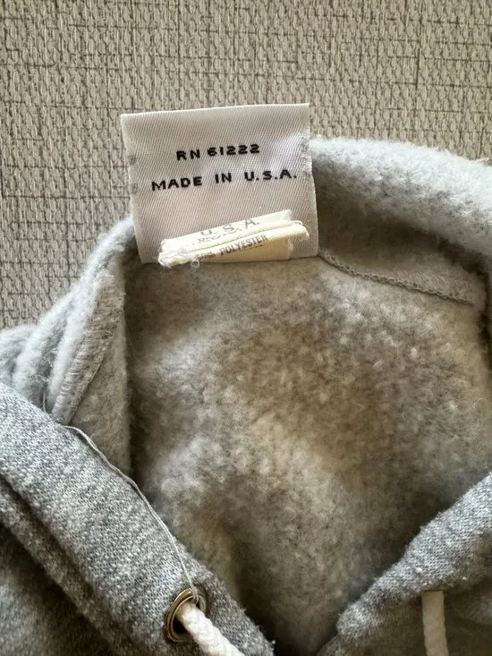 Vintage Hobie Sailing Graphic Sleeveless Full Zip Hoodie, Medium - Picture 6 of 7